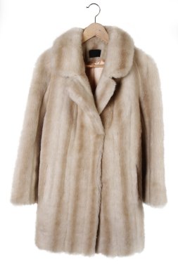 Fur coat clipart