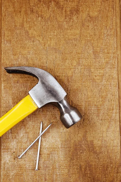 Hammer and nails — Stock Photo, Image