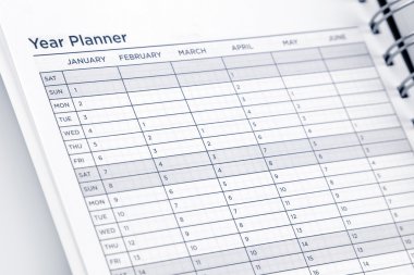 yıl planlayıcısı