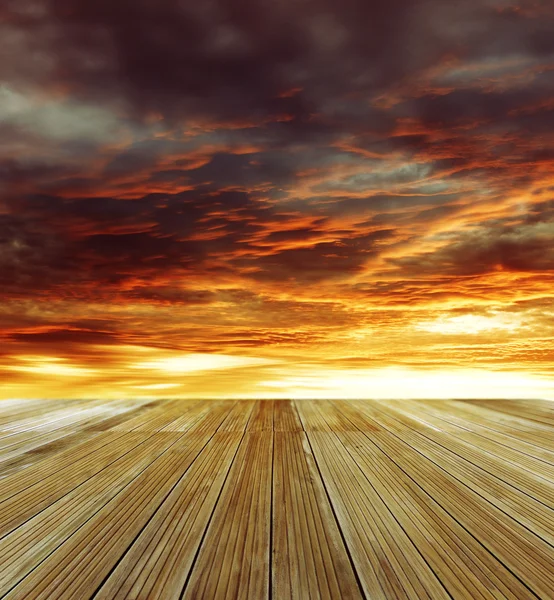 Floor and sky — Stock Photo, Image