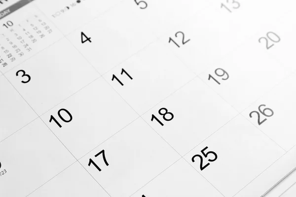 Calendario —  Fotos de Stock