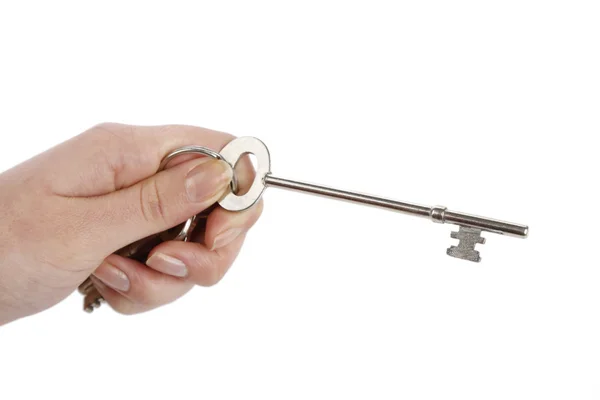 Key in hand — Stock Photo, Image