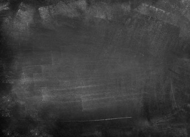 Tahta arka planda tebeşir temizlendi