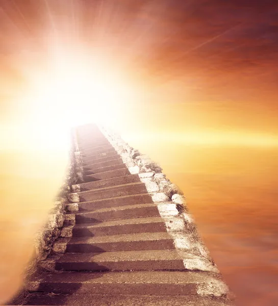 Escalier vers le ciel — Photo