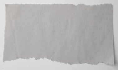 Bir parça yırtık kağıt. 