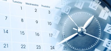 Saat yüzü ve takvim bileşimi