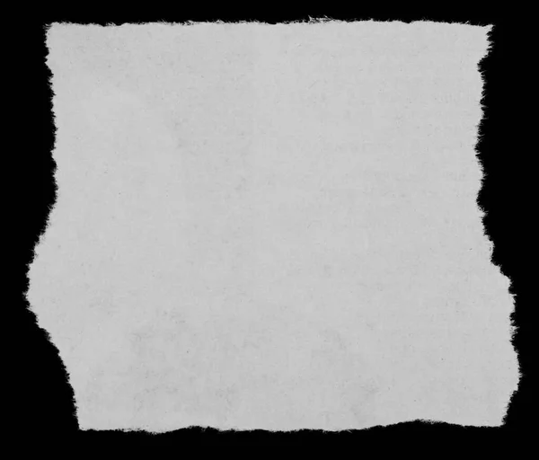 Κομμάτι Σκισμένου Χαρτιού Μαύρο — Φωτογραφία Αρχείου