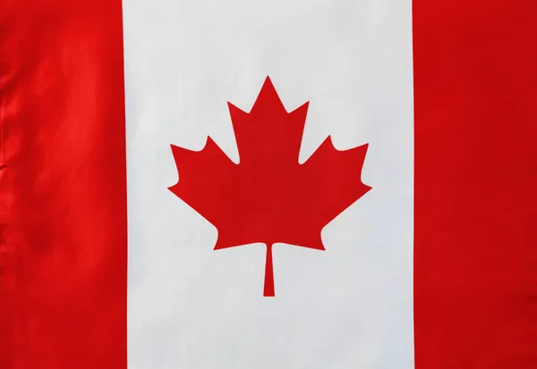 Close Bandeira Canadense — Fotografia de Stock