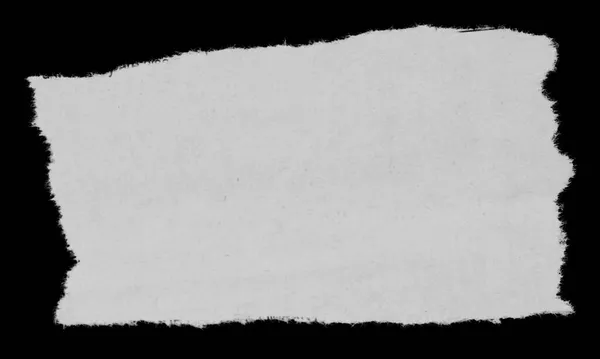 Κομμάτι Σκισμένου Χαρτιού Μαύρο — Φωτογραφία Αρχείου