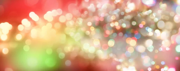 Colorati Cerchi Sfocati Astratto Sfondo Natale — Foto Stock