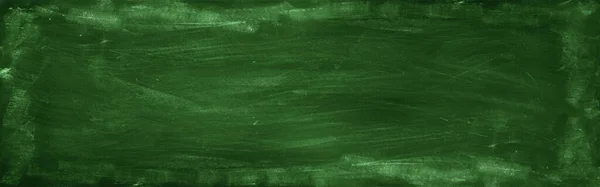 Kreide Auf Grünem Kreidegrund Ausgerieben — Stockfoto