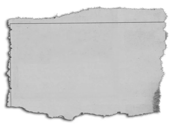 Ένα Κομματάκι Σκισμένο Χαρτί Λευκό — Φωτογραφία Αρχείου