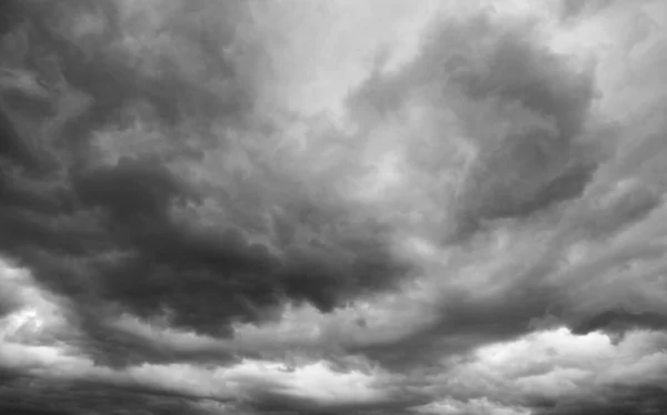 Nuvens Tempestade Cinza Céu — Fotografia de Stock