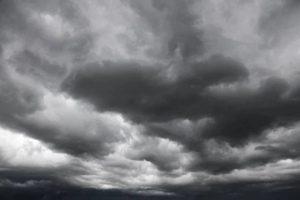 Nuages Gris Orage Dans Ciel — Photo