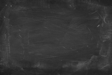 Tahta arka planda tebeşir temizlendi