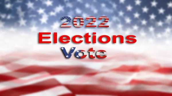 2022 America elections vote stars and stripe