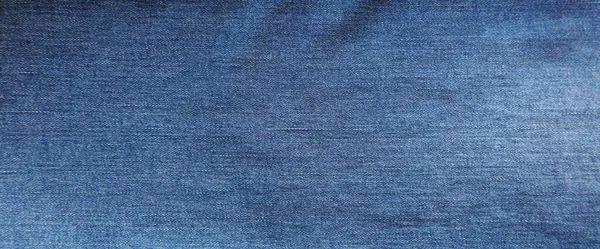 Primo Piano Jeans Blu Denim Tessuto Texture Sfondo — Foto Stock