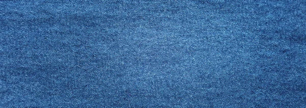 Primo Piano Jeans Blu Denim Tessuto Texture Sfondo — Foto Stock