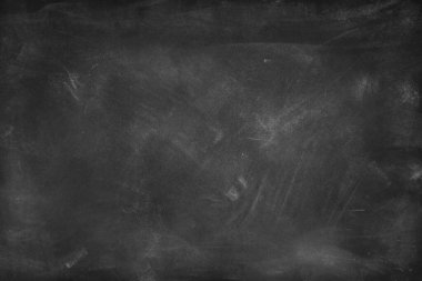 Tahta arka planda tebeşir temizlendi