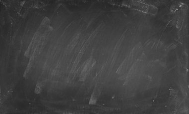 Tahta arka planda tebeşir temizlendi