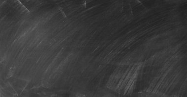 Tahta arka planda tebeşir temizlendi