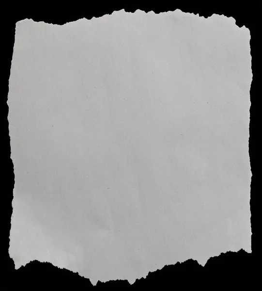 Piece Torn Paper Black — Stock Photo, Image