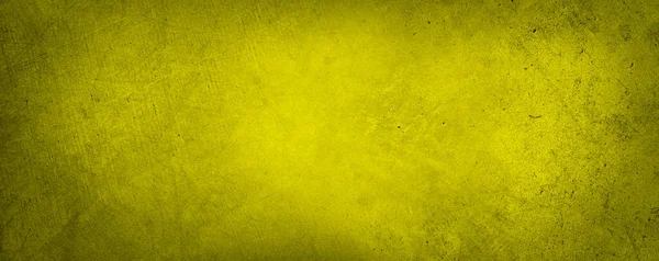 Giallo Strutturato Muro Cemento Ampio Sfondo — Foto Stock