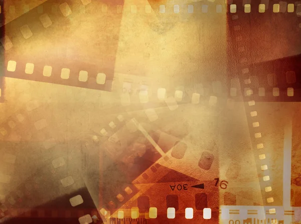 Film Negative Frames Overlap Background — Stock Photo, Image