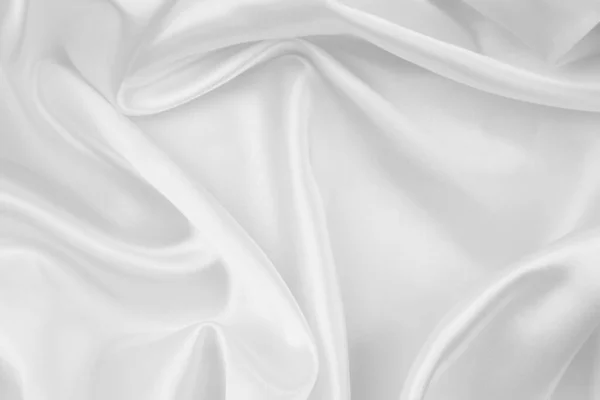 Κοντινό Πλάνο Του Ριγέ Λευκό Μεταξωτό Ύφασμα Υφή Backgroun — Φωτογραφία Αρχείου
