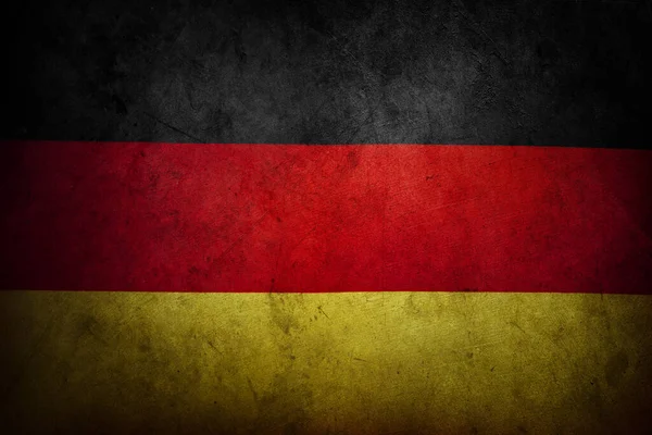 Close Grunge German Flag — Stock Photo, Image