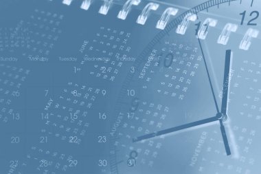 Saat yüzü ve takvim bileşimi