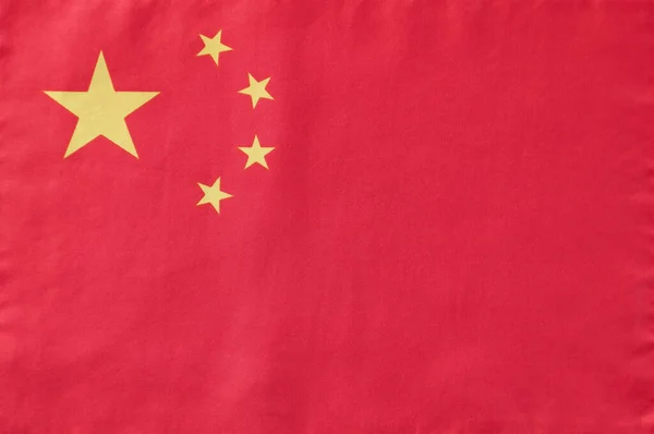 Close Chinese Flag — Foto de Stock