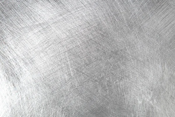 Grau Gebürstetem Metall Textur Hintergrund — Stockfoto