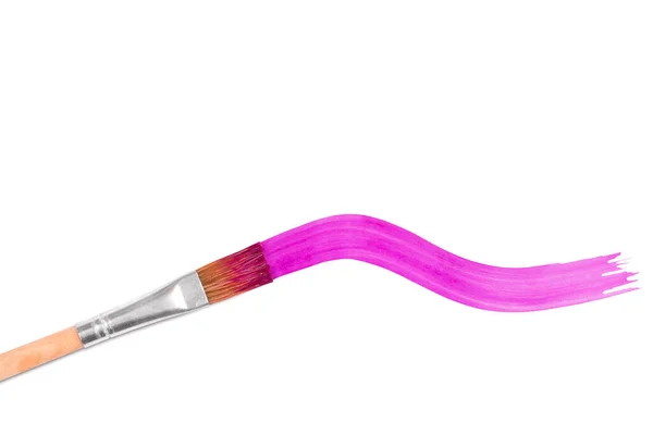 Paintbrush Drawing White Background Drawing Brush Stock Image