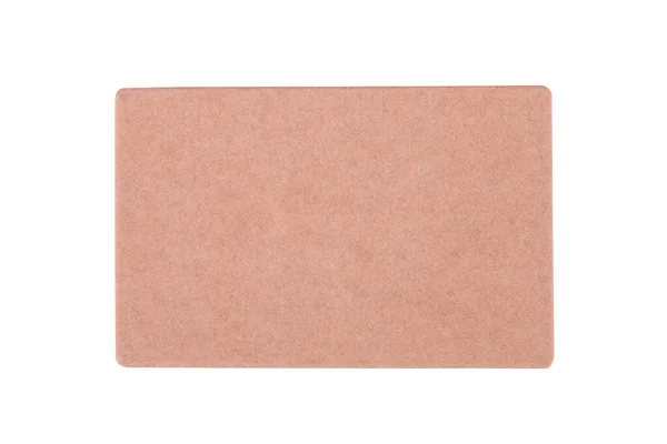 Cardboard Card White Background Piece Cardboard Paper Royalty Free Stock Images