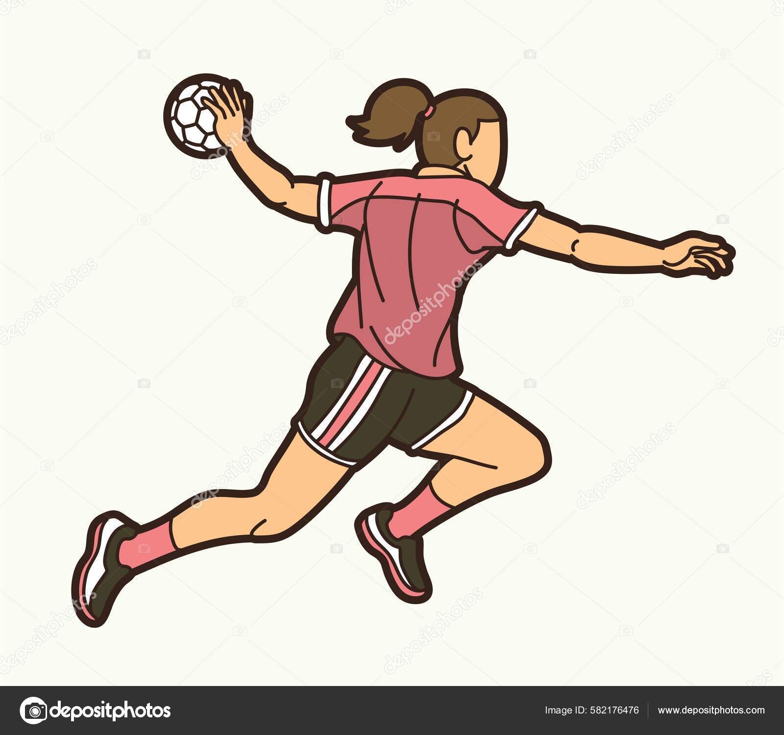 hóquei em campo esporte jogador feminino ação desenho animado vetor gráfico  11754754 Vetor no Vecteezy