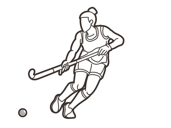 Hockey é Um Jogo Difícil De Desenhar Ilustração do Vetor - Ilustração de  torneio, americano: 253707589