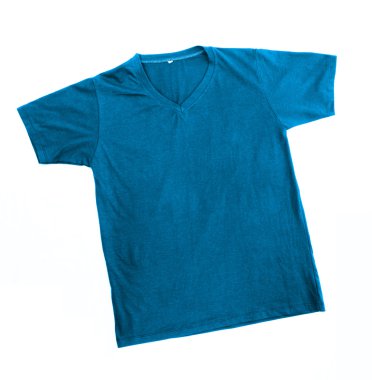 Mavi tshirt şablonu