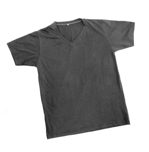 Black Tshirt Template — Stock Photo, Image