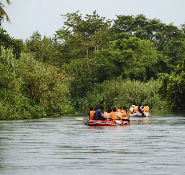 Rafting macerası — Stok fotoğraf