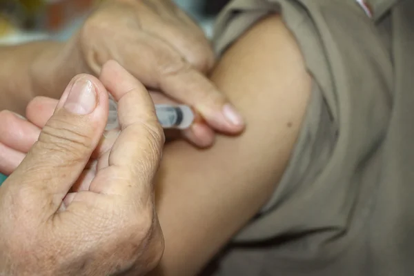 Vaccination injektion — Stockfoto