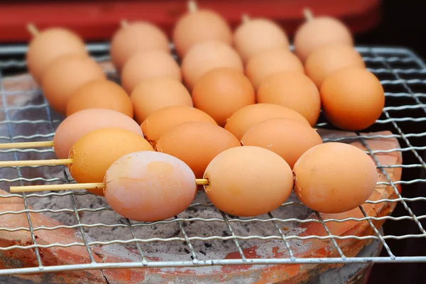 Jaja z grilla — Zdjęcie stockowe