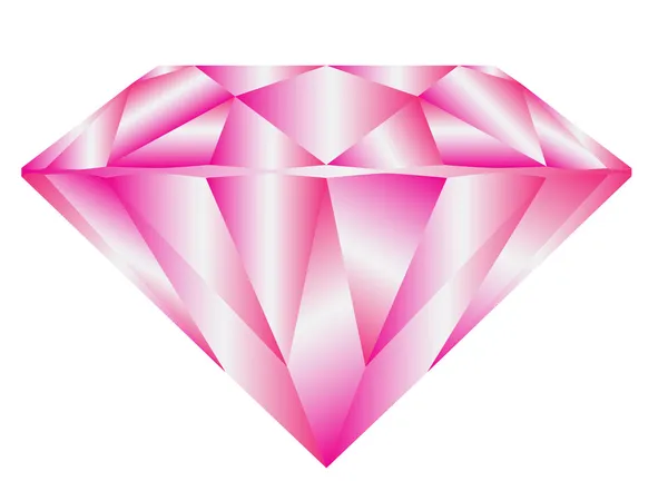 Patrón de diamante rosa — Vector de stock