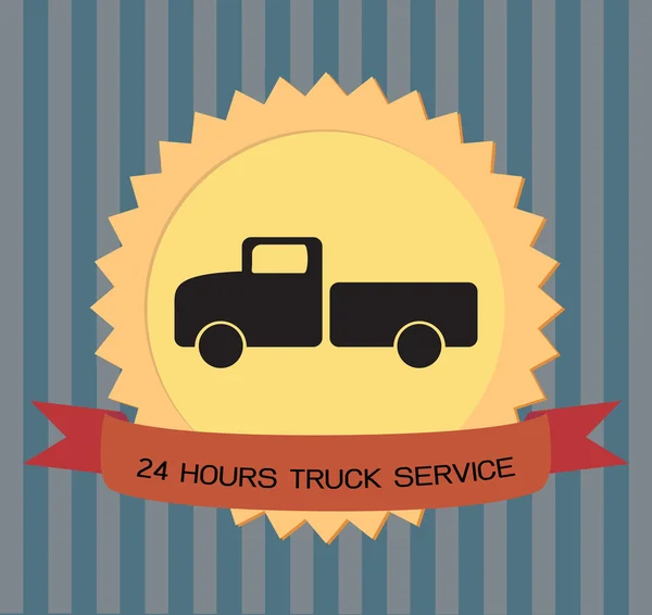 Servizio camion — Vettoriale Stock