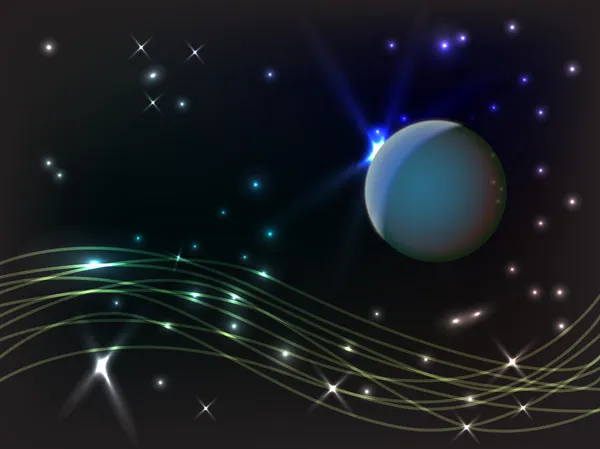 Courbe de ligne d'étoile — Image vectorielle