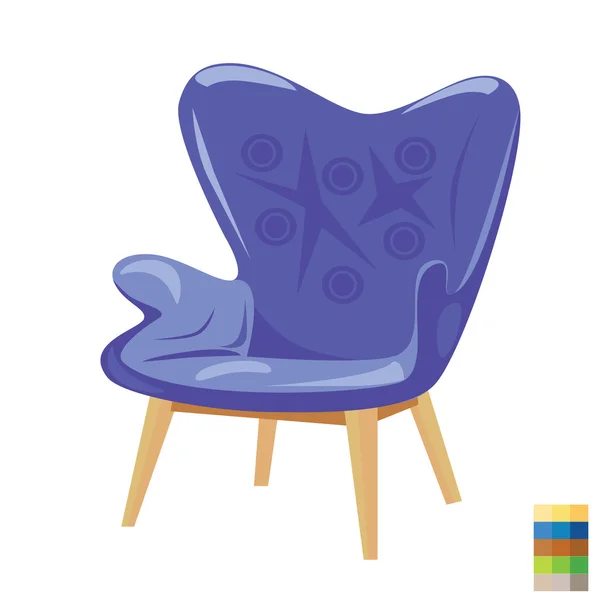 Chaise moderne — Image vectorielle