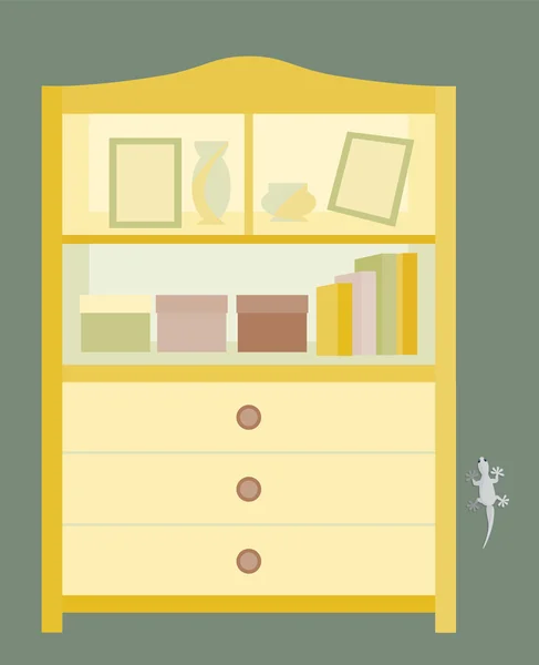 Modern Cupboard — Stock Vector