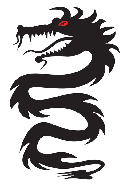 Dragonblack — Stok Vektör