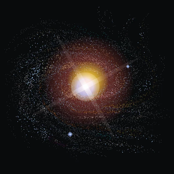 Spiralgalaxy — Stockvector