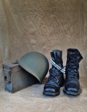 Vintage military army properties concept Vintage свойства военная армия концепция